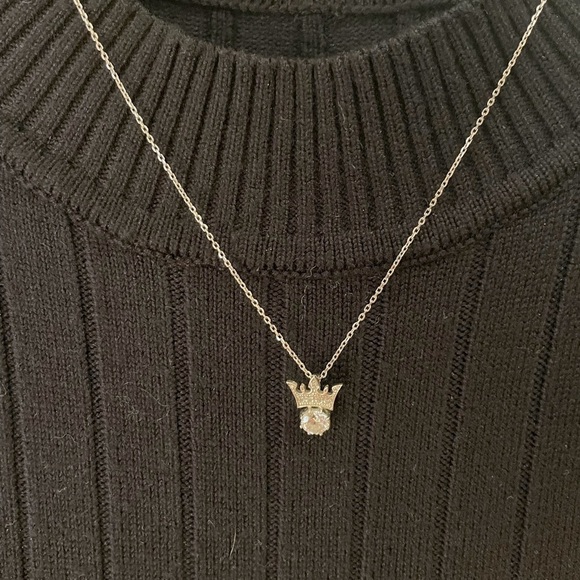 J.Estina Crown Silver Necklace - Picture 2 of 3